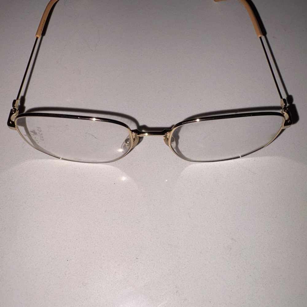Gold Metal Frame Glasses